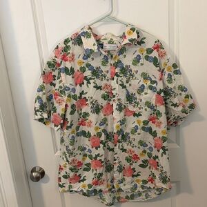 Old Navy Floral Print Men's Shirt - Multicolor